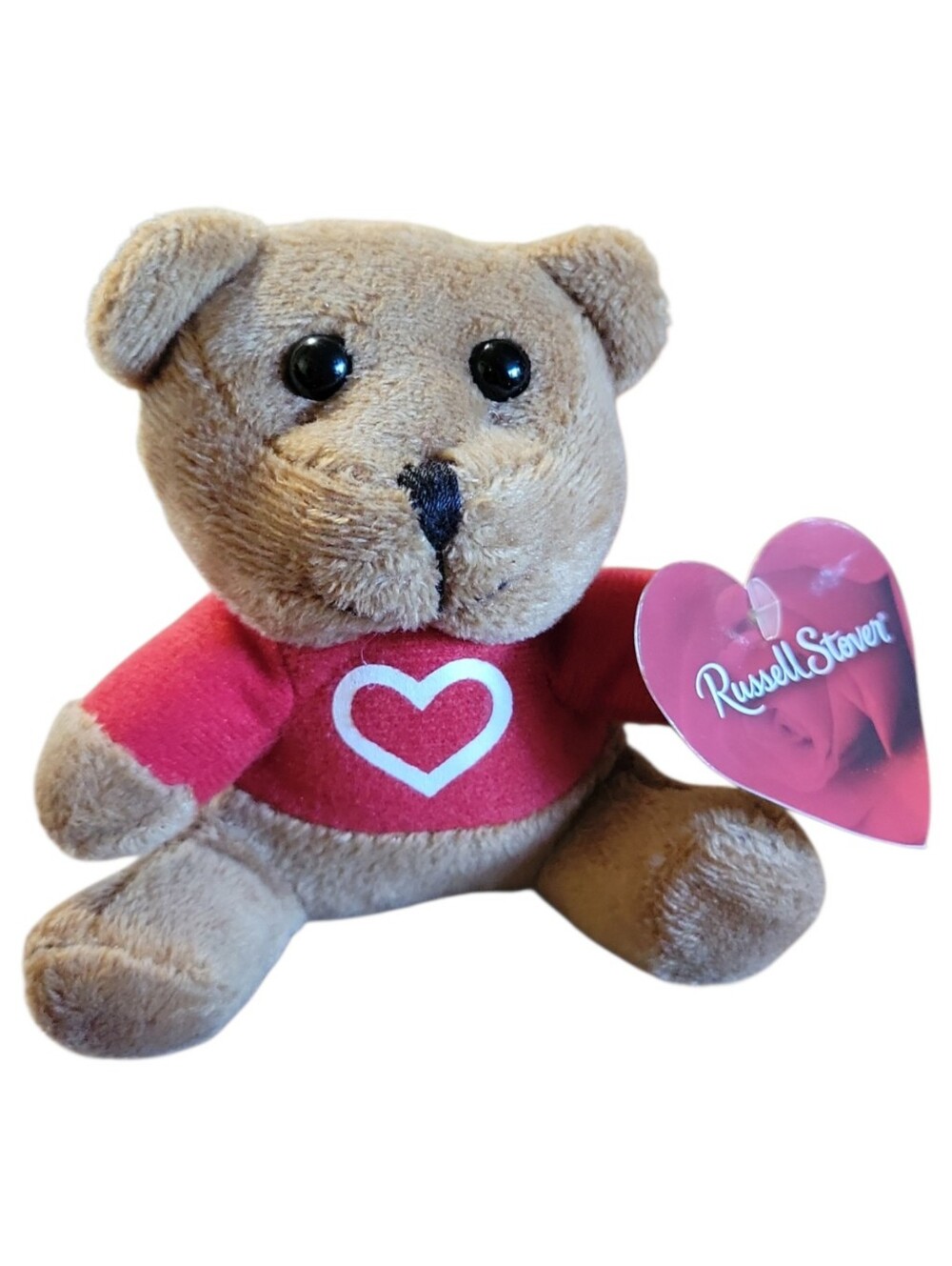 Vtg 2002–2006 Valentine's Day Russell Stover Plush Teddy Bear Heart